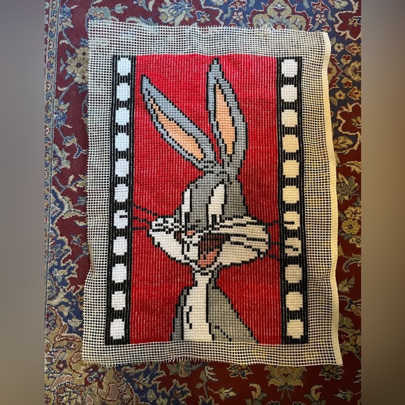 Vintage Bugs bunny Looney Tunes Rug Hook. Hand Made. - Picture 4 of 4